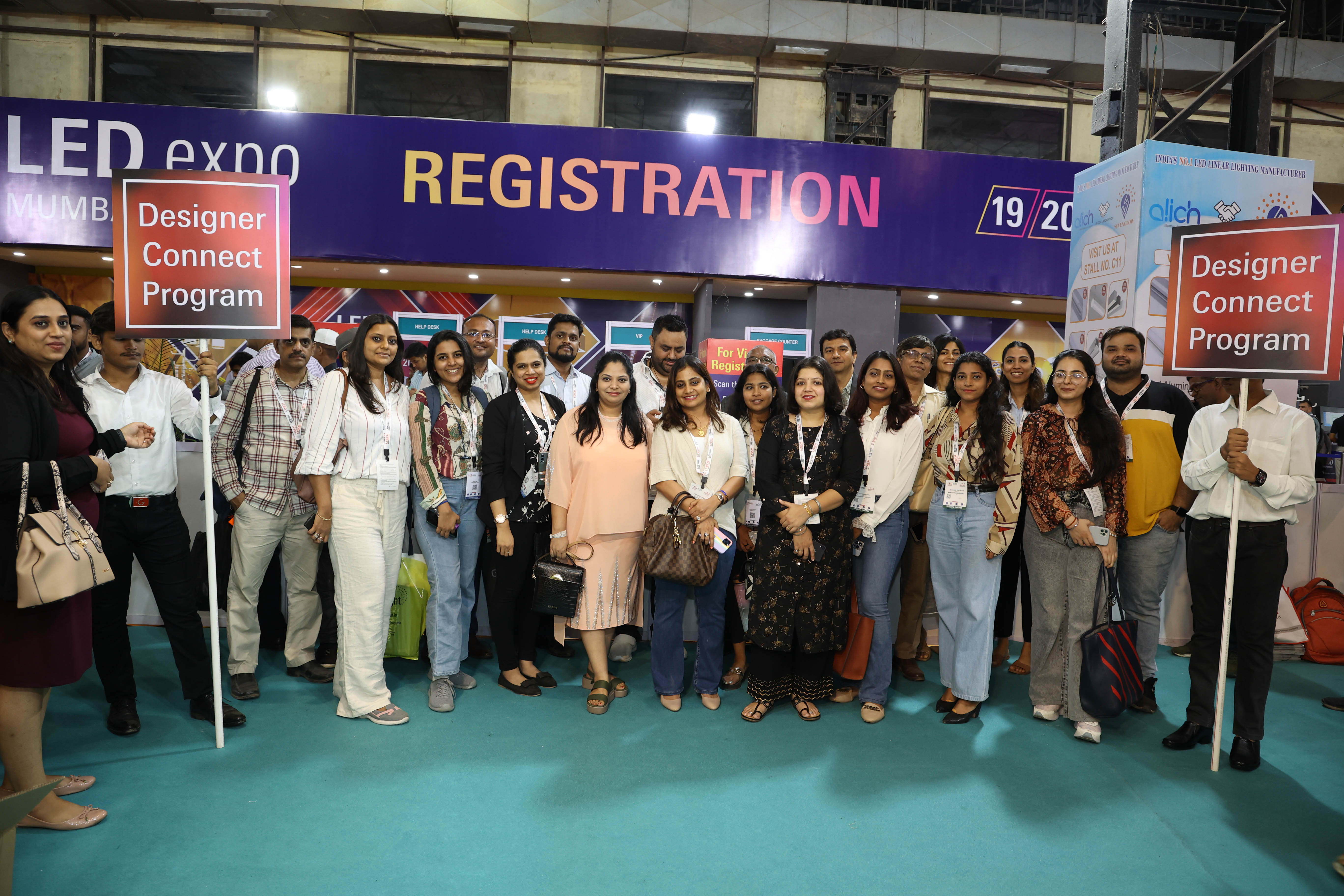 Visitor Registration at LED Expo